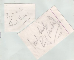 Jack Hulbert & Cicely Courtneidge - VINTAGE 1930s SIGNED AUTOGRAPH BOOK PAGE. - Picture 1 of 2