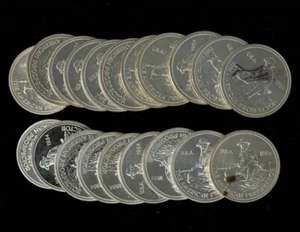 1984 Engelhard Prospector Big "E" 1oz .999 Silver Rounds (20x) DC-7091 - Imagen 1 de 4
