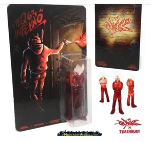 Teq63 CARDED INFERNO 3.75"Resin by Quiccs x Trashbury SIGNED BY QUICCS! SOLD OUT - Picture 1 of 6