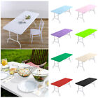 Desk Cover Elastic Tablecloths Solid Table Cover Rectangle Party Fast Drying