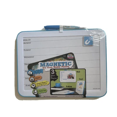 Magnetic Dry Erase Weekly Planner. 8.8 in x 11.8 in Fine Point Dry Erase Marker - Image 1 of 4