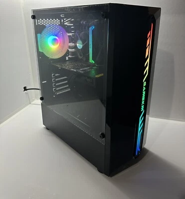 Computadora de escritorio PC para juegos Intel Core I3 8 GB 500 GB SSD Nvidia GTX 760 RGB Foto 1 de 4