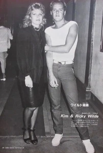 KIM WILDE & RICKY WILDE 1983 CLIPPING JAPAN MAGAZINE ML 12D - Picture 1 of 1
