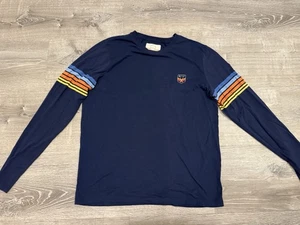 Marine Layer Lost Found Langarm Hemd Herren Größe M Retro Streifen ML - Bild 1 von 5