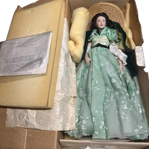 Franklin Mint Heirloom~Doll Vivien Leigh as Scarlett O'Hara~Gone With The Wind - Picture 1 of 5
