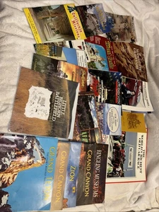 Lot Grand Canyon Grand Teton Mt Rushmore + Souvenir Tourist Magazine/Pamphlets - Picture 1 of 8