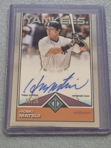 2024 Topps Transcendent Collection Icons Chrome Hideki Matsui Auto /25 Yankees - Bild 1 von 2