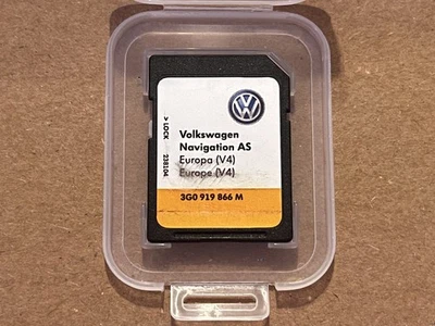 VW SD KARTE, EUROPA für VW Discover Media 2 Navi, Navigation,  MIB2, AS, V4 - Bild 1 von 3