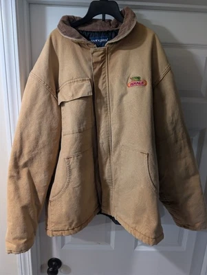 Casaco masculino Swingster bordado vintage EUA tamanho G xadrez isolado EUA - Imagem 1 de 4