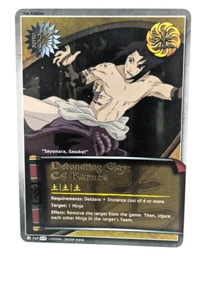 Detonating Clay: C4 Karura - J-747 - Super Rare - 1st Edition - Foil - Image 1 of 2