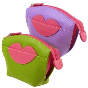 Damen Geldbörse mit Reißverschluss Leder, Hot Lips ili New York - Bild 1 von 14