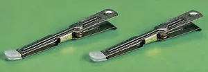 KAISER 4067 STAINLESS STEEL PRINT TONGS PACK 2 PLASTIC TIPS - Picture 1 of 1