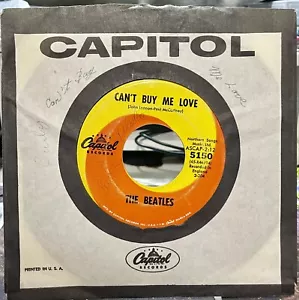 The Beatles-Can’t Buy Me Love-Vinyl 7” Single-#5150 Los Angeles Pressing - Picture 1 of 3