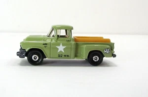 Matchbox MB786 verde oliva 1957 GMC Stepside 2013 paquete de 5 batalla ejército de Estados Unidos - Imagen 1 de 6