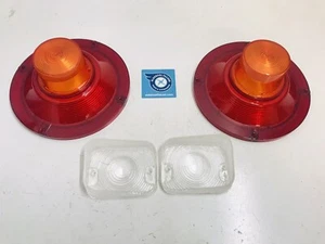 FORD XR GT FALCON FRONT & REAR AMBER INDICATOR & TAILLIGHT LENS SET 1967 NEW - Picture 1 of 5