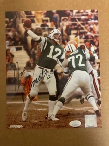 Foto firmada por Joe Namath 8x10 "Dejando suelta" certificado JSA# - Imagen 1 de 1
