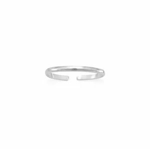 Sterling Silver Thin Band Toe Ring - Picture 1 of 1