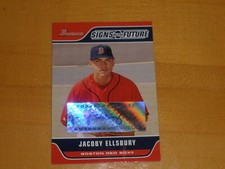 2006 Bowman Signs of The Future Autograph Auto #JE Jacoby Ellsbury Rookie RC