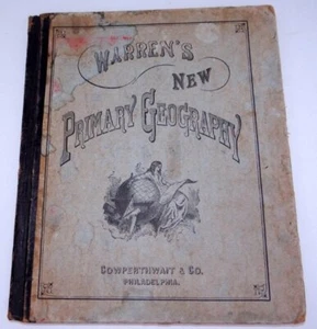 Warrens New Primary Geography Book Color Illustrations 1881 - Picture 1 of 1