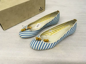 J SHOES WOMEN'S AMARANTE BALLET FLATS SHOES BLUE 4 37 NEW RRP £60 JL13 - Picture 1 of 6
