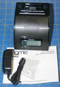 RELOJ DESPERTADOR IHOME IP11 CON BASE IPOD 30PIN - Imagen 1 de 10