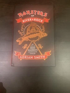 Adrian Smith Signed Monsters Of River & Rock Book Iron Maiden Guitarist - Imagen 1 de 4