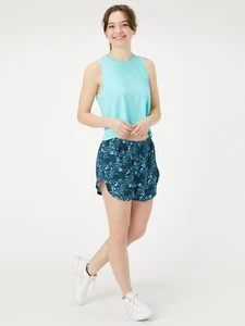 tasc Women's Spring Recess 2-in-1 Short Teal Oasis Sz XL NWT $58 MSRP - Picture 1 of 16