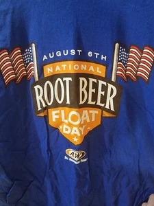 A&W National Root Beer Float Day T-shirts NEW M/L/XL read description for sizes - Picture 1 of 4