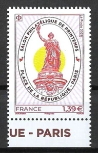 Frankreich (2025) postfrisch/Philatelist. Frühlingssalon, Place de la République - Bild 1 von 1