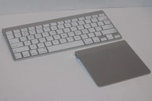 Apple Wireless Magic Keyboard A1314 y A1339 Track Pad Paquete Probado Funciona - Imagen 1 de 5