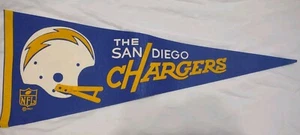 Vintage 1967 "The San Diego Chargers" NFL Pennant Large 29.5"              A1 - Picture 1 of 16