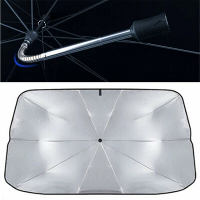 Car Windshield Sun Shade Umbrella Front Window Sunshade Cover Visor UV Protector - Image 1 of 4