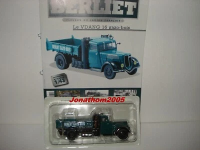 COLLECTION BERLIET  N° 32  -  VDANG 16 GAZO BOIS BENNE 1939 au  1/43° - Photo 1/2