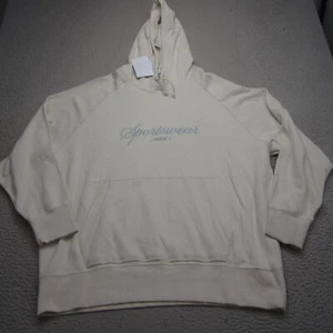 Puma Hoodie Mens XL White Gym Training Sweatshirt Pullover Heavyweight - Picture 1 of 11
