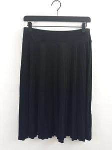 The Loft Womens Pull On Skirt Black Size Small Pleated Look Super Soft - Picture 1 of 7