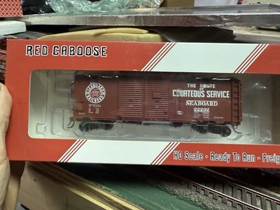 AAR  DOUBLE DOOR BOX CAR FOR SEABOARD AIR LINE BY RED CABOOSE  NOS  RTR 22292 - Image 1 of 4