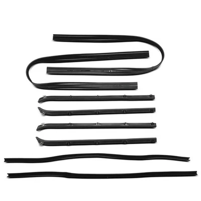 8x Door Window Weatherstrip Seal Kit for Dodge D100 86-89 D200 Ramcharger W150 - Image 1 of 4