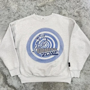 Vintage Starter Emmitt Zone Sweatshirt Mens XL Gray Crewneck Football USA 90s - Picture 1 of 7