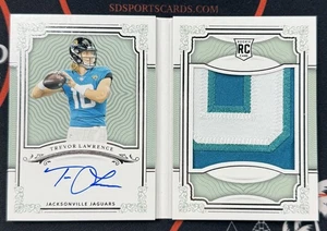 2021 National Treasures Trevor Lawrence Rookie First Edition Booklet /99 RC Jags - Picture 1 of 3