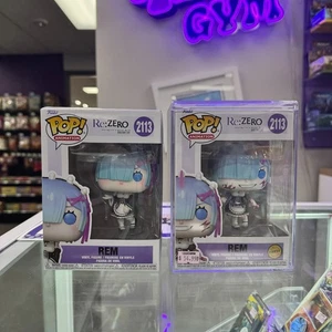 Funko Pop! Re Zero Rem #2113 Common CHASE 2er Set mit Protector - Bild 1 von 1