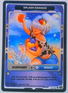 Splash Damage (Regular) 249/250, 1st Edition, Awakened Worlds, VCard - Picture 1 of 2