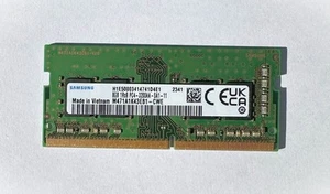 Samsung 8GB Arbeitsspeicher DDR4 RAM 3200 MHz, SO-DIMM für Notebooks (Vietnam) - Bild 1 von 1