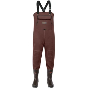 HISEA Unisex Neopren Angel Wathose 200G Thermo Stollen Bootfoot Wader Gr. 6 - Bild 1 von 12