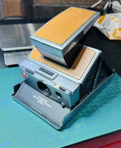 POLAROID LAND CAMERA SX-70 AlPHA1 VINTAGE BROWN LEATHER - Picture 1 of 5