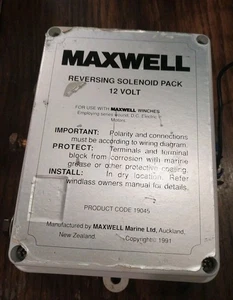 Maxwell Anchor Windlass Winch Reversing Solenoid Pack.12v Came Off 82 HARDIN 45' - Picture 1 of 7