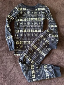 Polo Ralph Lauren Kids Girls Blue 5 Cotton Jersey Pajama Sleep Set 2 Pieces - Picture 1 of 5