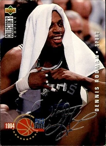 Dennis Rodman 1994-95 Upper Deck Collector's Choice Silver Signature #202 - Picture 1 of 2