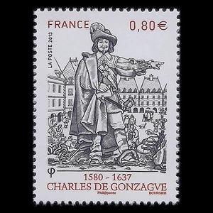 Francia 2013 - Charles de Gonzagve ""1580-1637" - Sc 4399 montado sin montar o nunca montado - Imagen 1 de 2