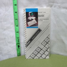 TANDY 1000 Basic Reference Guide manual IBM PC compatible home computer 1984