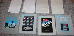 VINTAGE LOT of 8 TANDY COMPUTER PRODUCTS  MANUALS, MS-DOS, DESKMATE & MORE - Picture 1 of 9